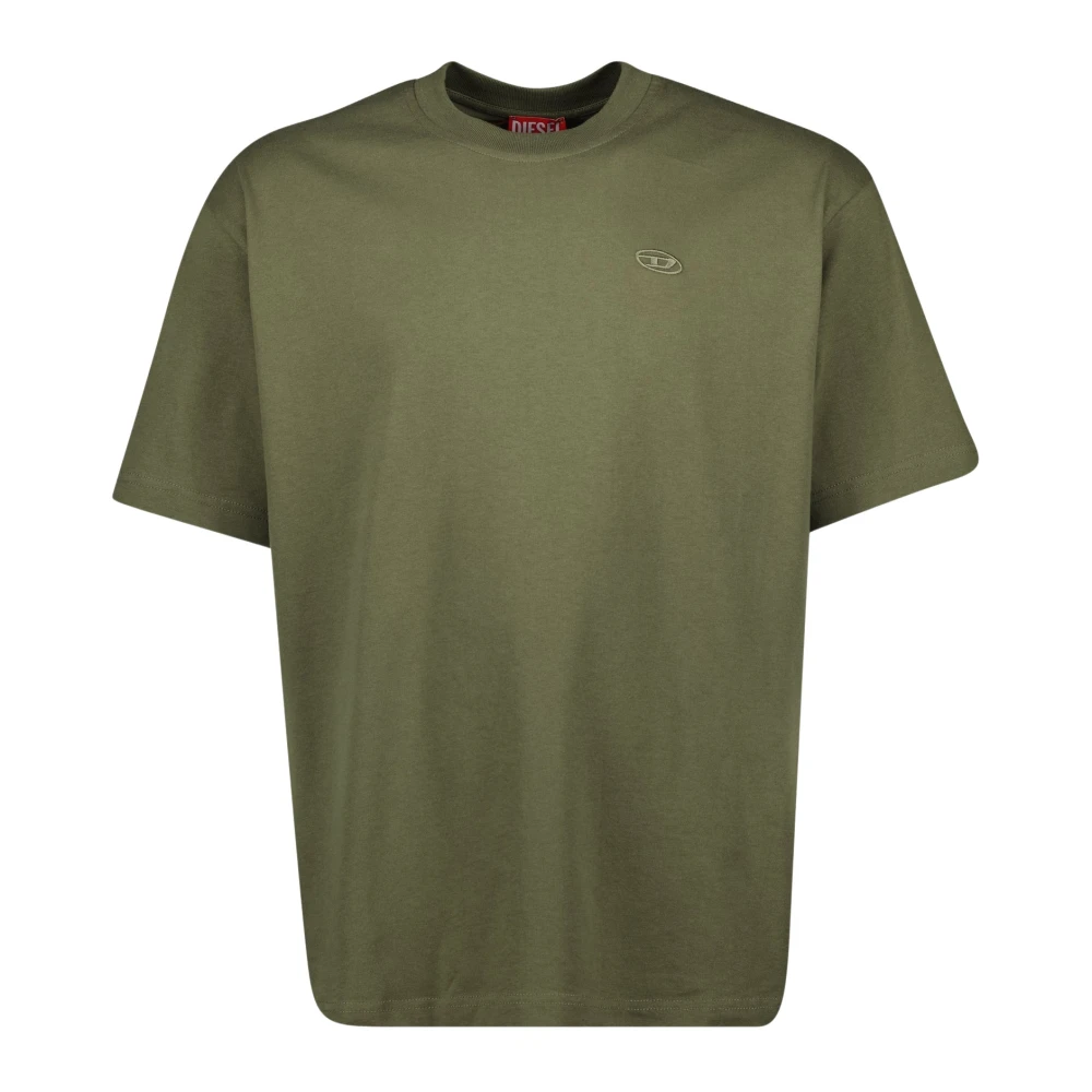 Diesel Oversized T-Boggy-Megoval T-shirt Green Heren
