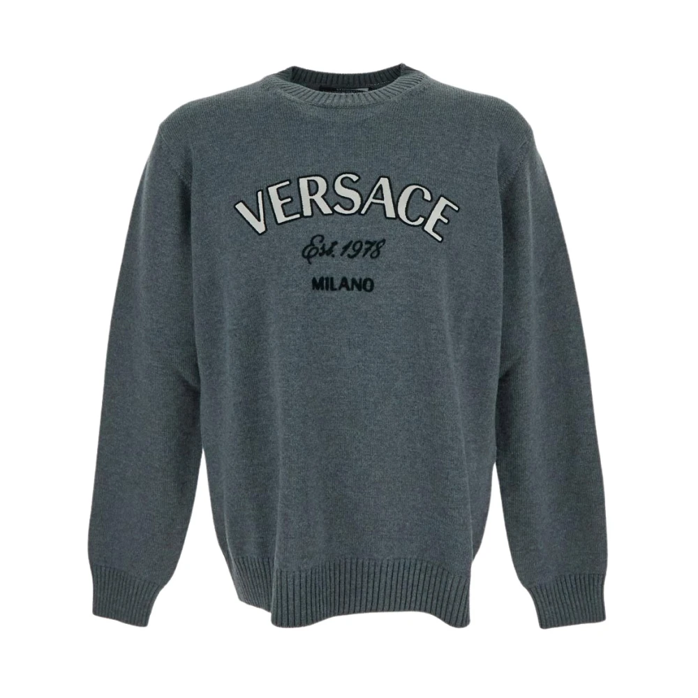 Knitwear > Round-neck Knitwear - - Versace - Modalova