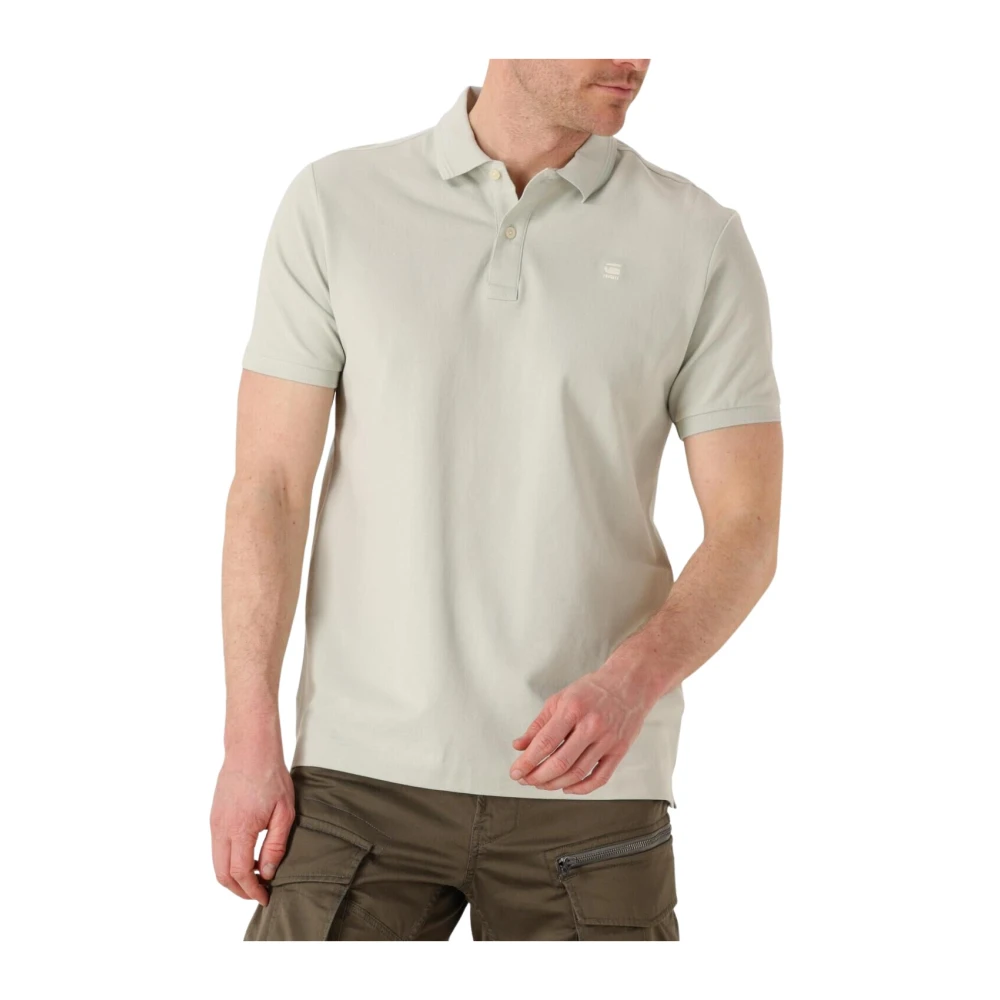 G-STAR RAW Heren Polo's & T-shirts Dunda Slim Polo S\s Beige