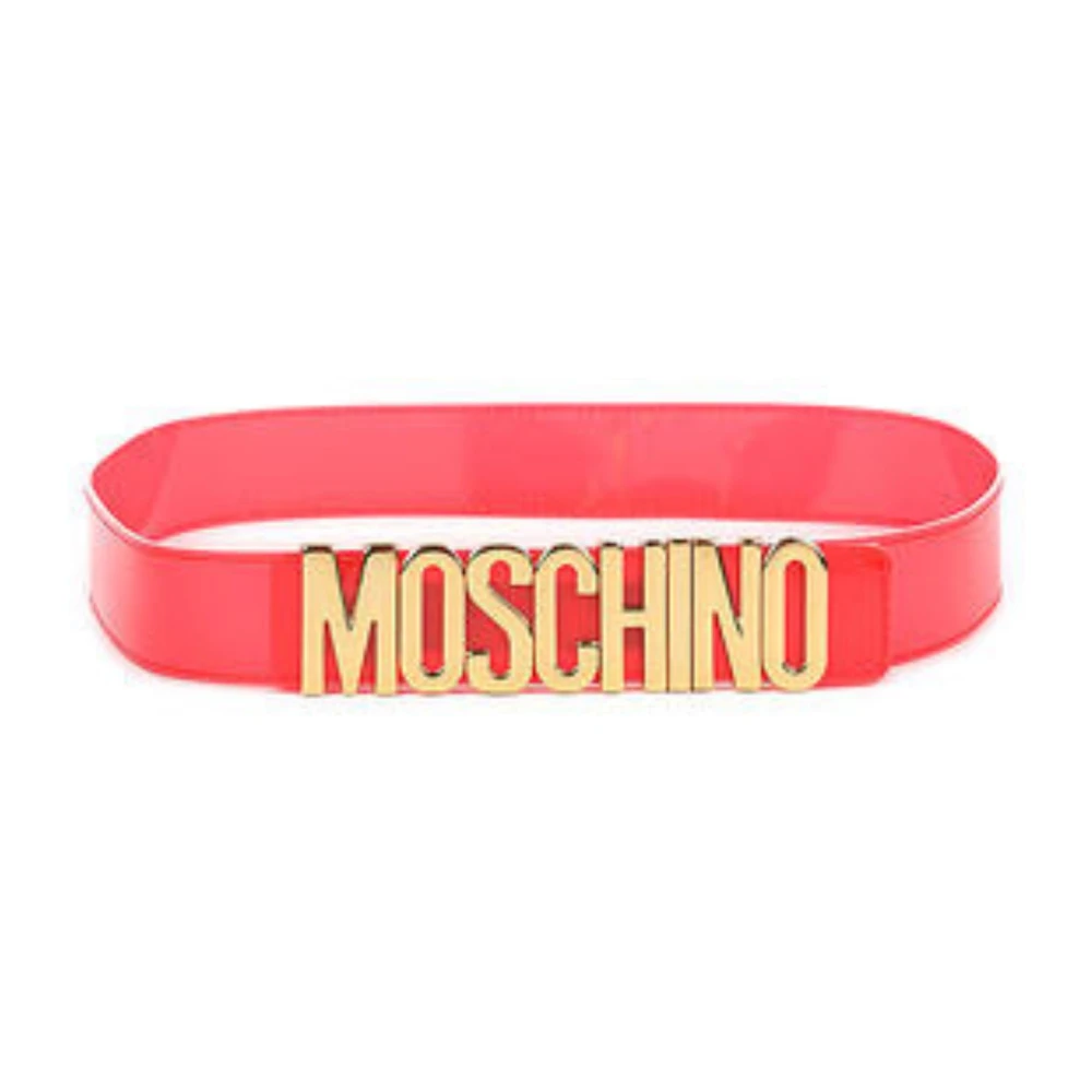 Moschino Rosso Ss23 Damesriem Stijlvol en Elegant Pink Dames