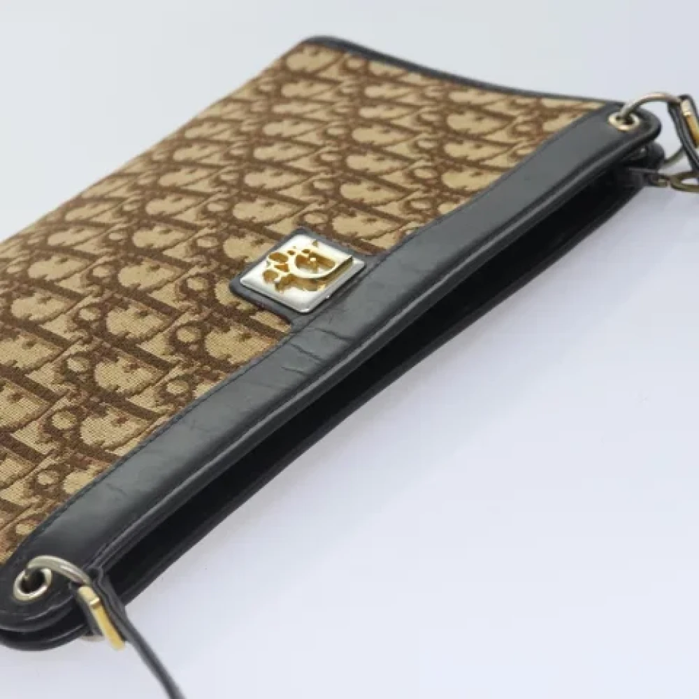 Dior Vintage Pre-owned Canvas dior-bags Brown Dames