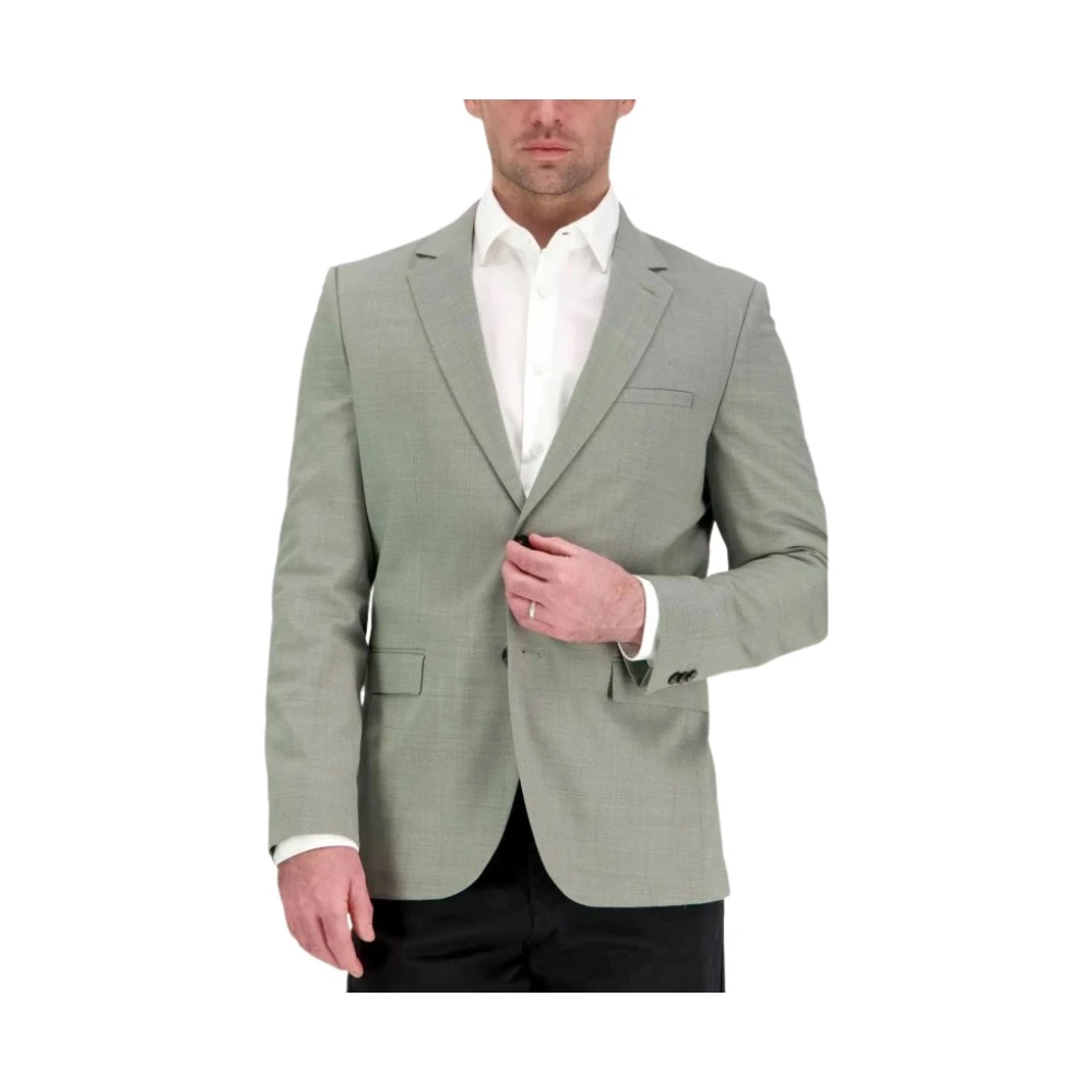 Hugo Mannelijk Groente Jassen Heren, Groen, 2XL, Blazer