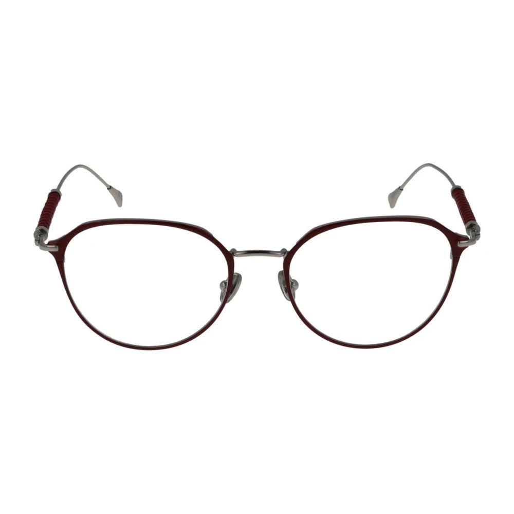 TOD'S Rode ronde metalen optische monturen voor vrouwen Red Dames