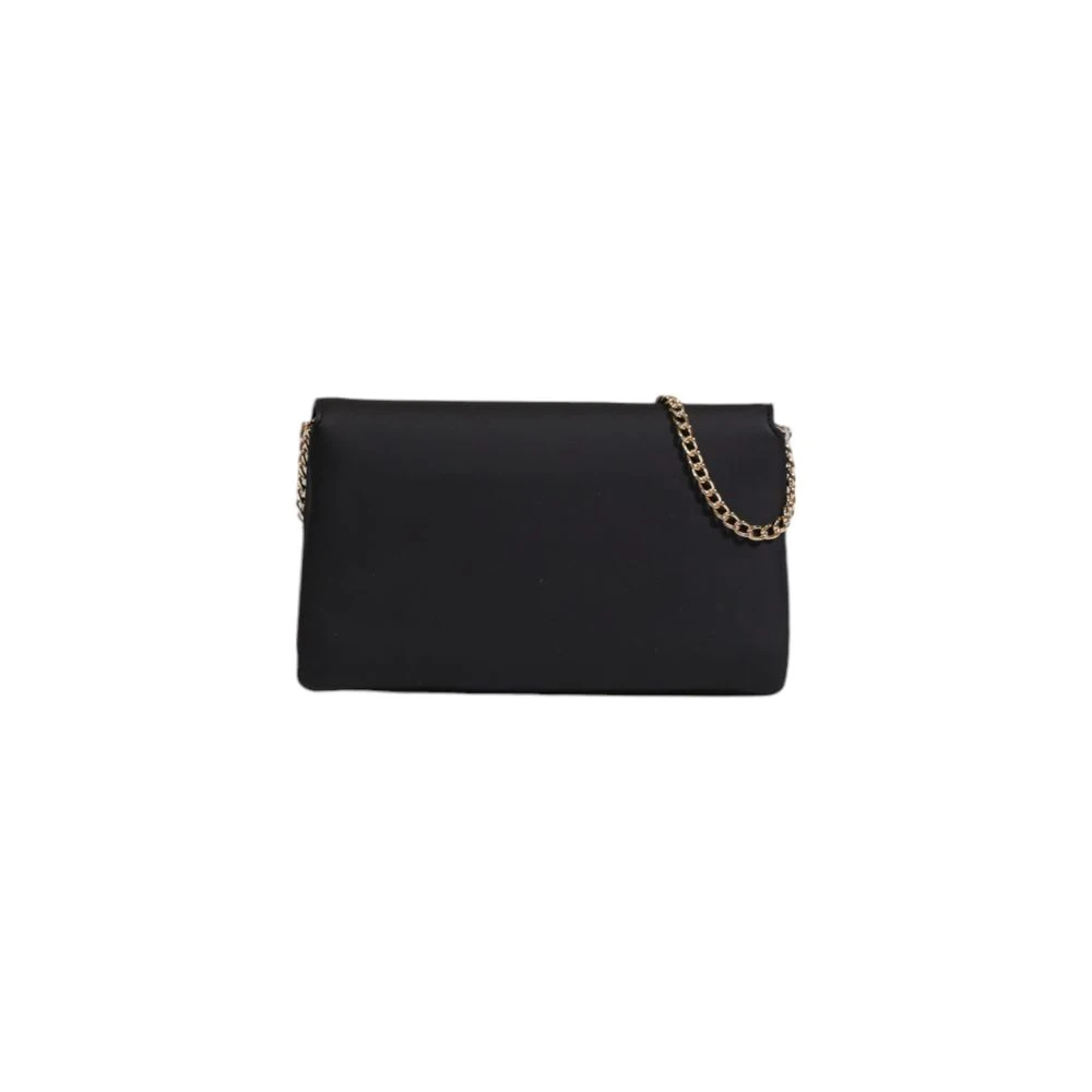Love Moschino Zwarte Polyethyleen Handtas Herfst Winter Collectie Black Dames