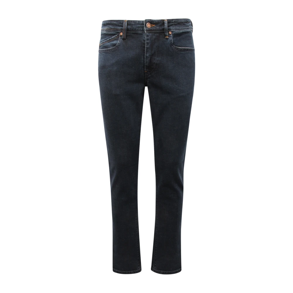 Re-Hash Men's Blue Vintage Denim Trousers Made In Italy - Slim Fit Jeans - W32 - Jeans