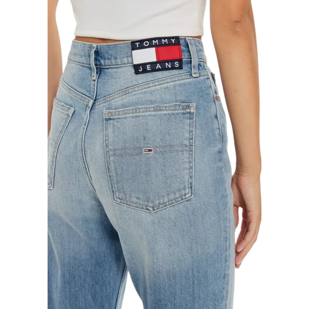 Tommy Hilfiger Denim Jeans Rechte Pijp Blauw Blue Dames