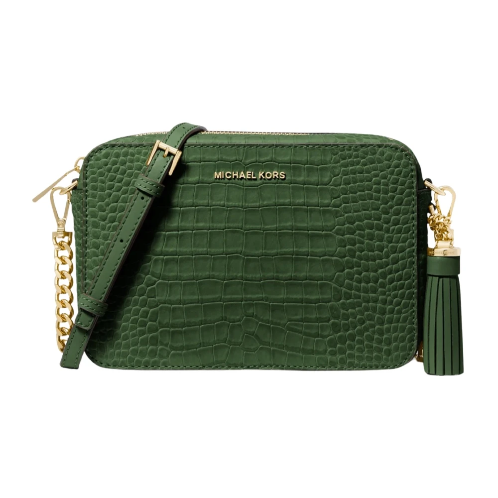 Michael kors deals camera bag green