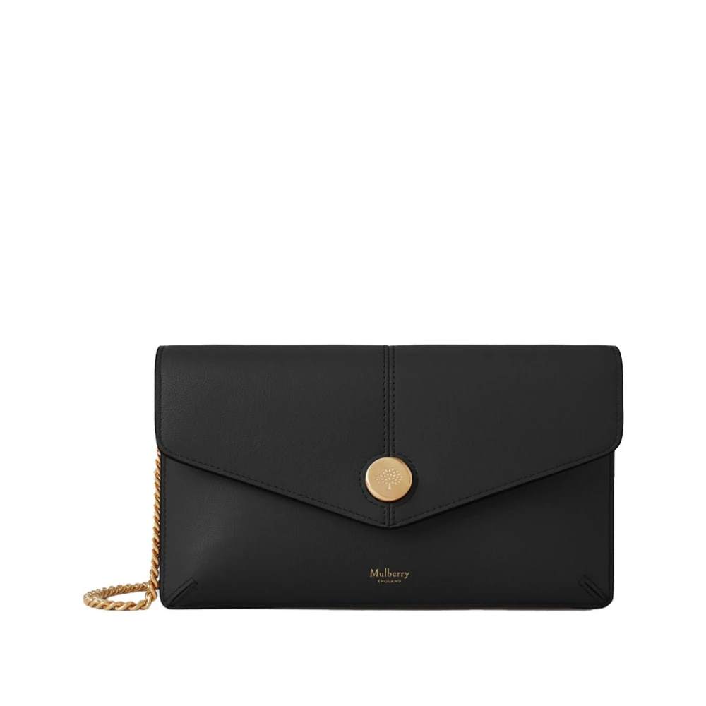 Mulberry Stud Pochette on Chain Zwart Black Dames