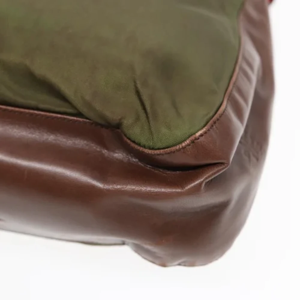 Prada Vintage Pre-owned Fabric prada-bags Green Dames