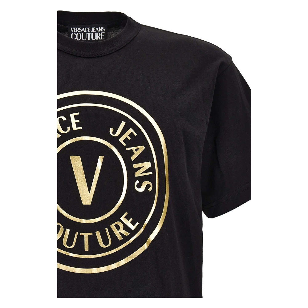 Versace Jeans Couture T-shirts en Polos Black Heren