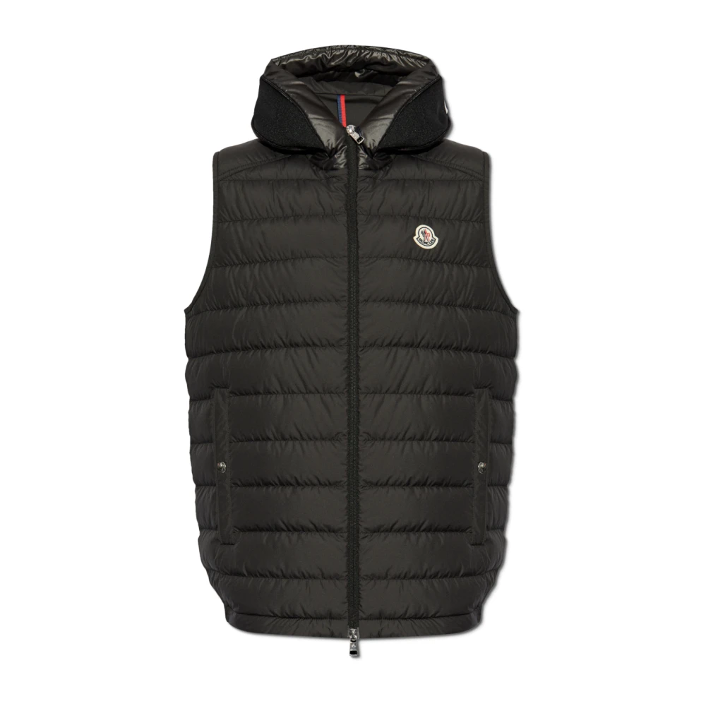 Moncler Donsvest Bourget Black Heren