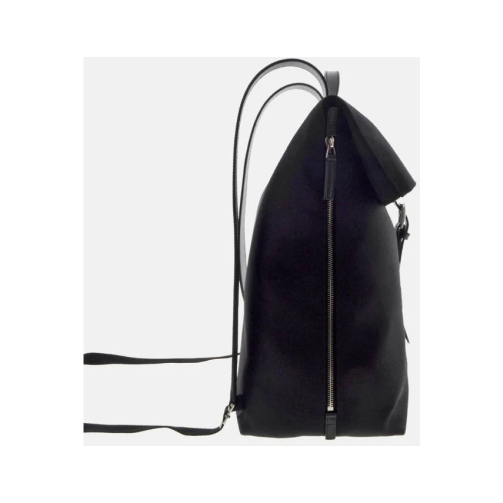 Gucci Zwarte Tribanda Rugzak met Leren Banden Black Unisex