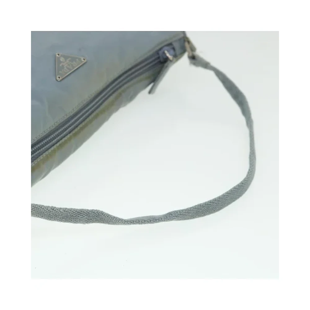 Prada Vintage Pre-owned Nylon prada-bags Blue Dames