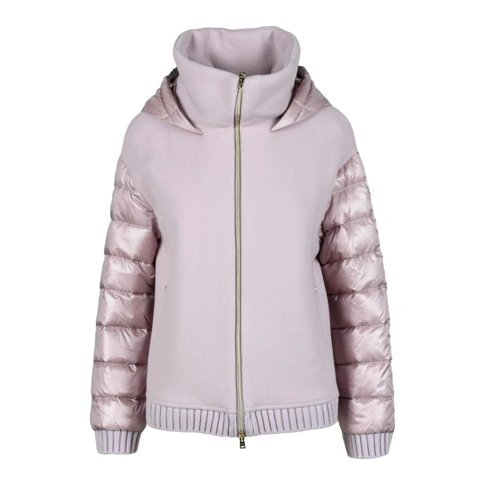Herno Resort Wollen Jas Pink Dames