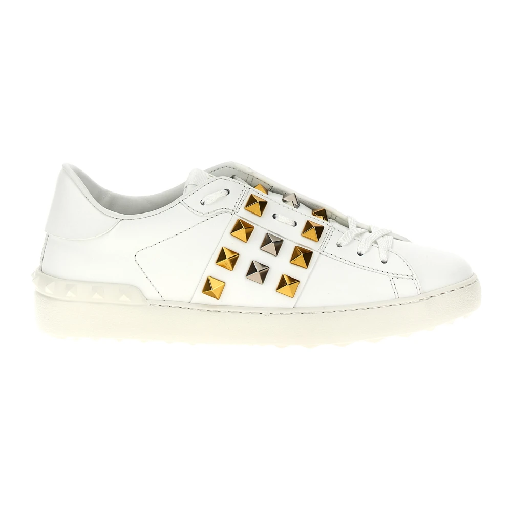 Valentino Garavani Men's White Rockstud Untitled Sneakers