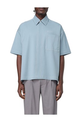 blue-modern-short-sleeve-shirt
