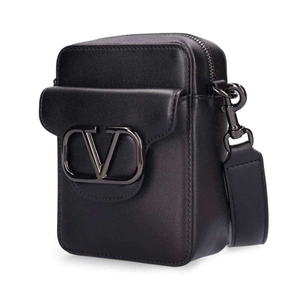 Valentino Garavani Stijlvolle Leren Tas Black Dames
