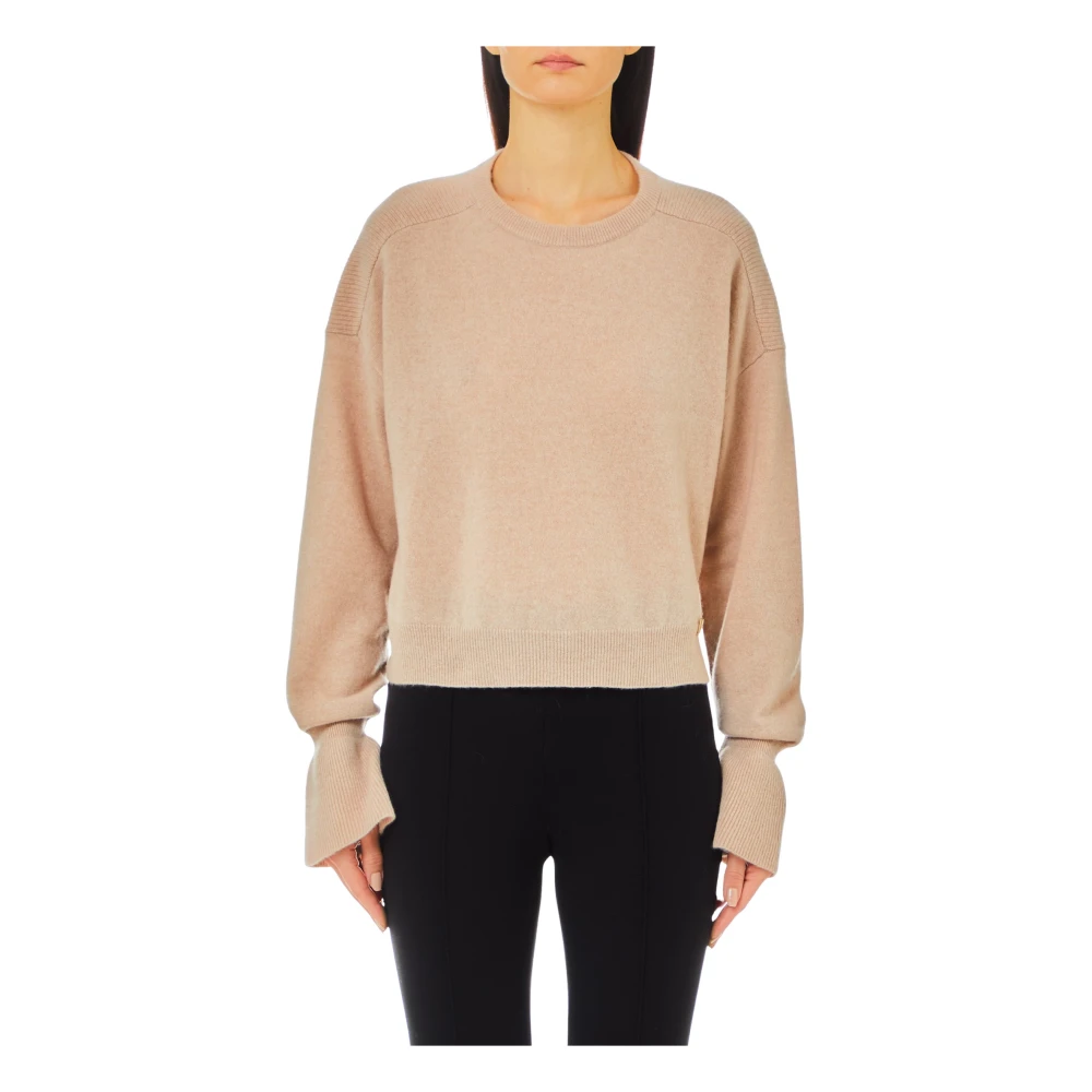 Liu Jo Gesloten Gebreide Trui Pink Dames