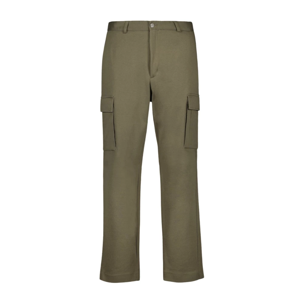 Moncler Groene Cargo Broek Lichtgewicht Katoen Green Heren