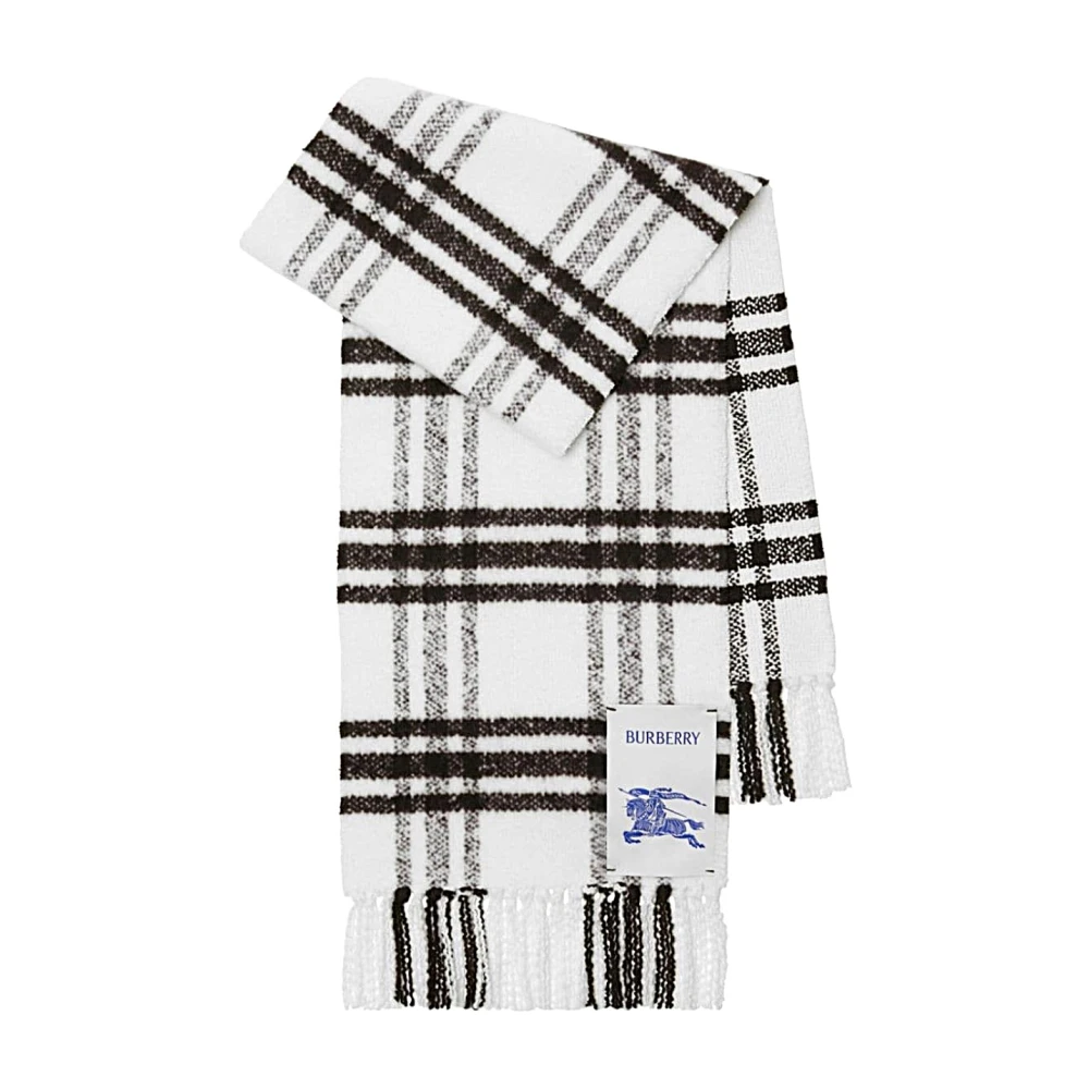 Burberry Stijlvolle Sjaal voor Alle Gelegenheden White Unisex