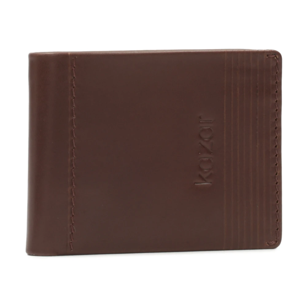 Kazar Bruin leren herenportemonnee Brown Heren