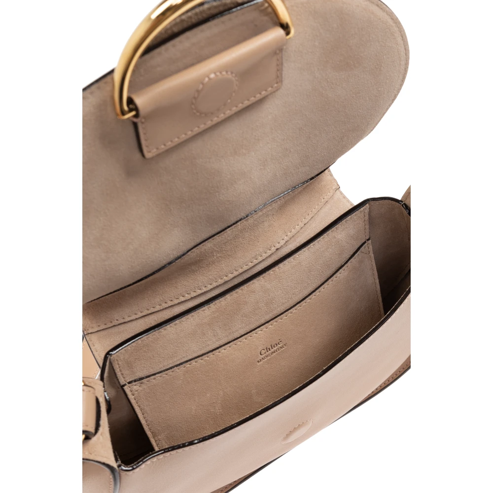 Chloé Schoudertas Ride Klein Beige Dames