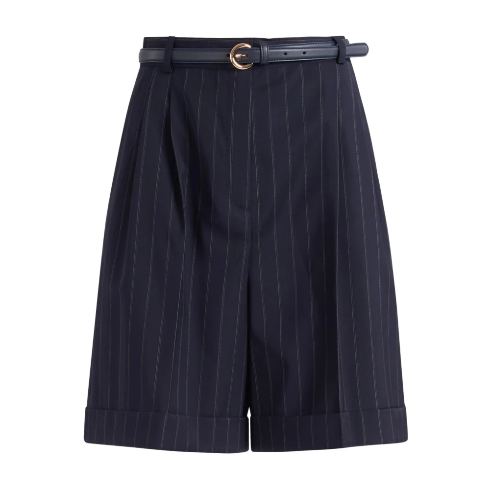 Max Mara Studio Women's Blue Mstere Bermuda Shorts - Bermudas - 2XS - Shorts