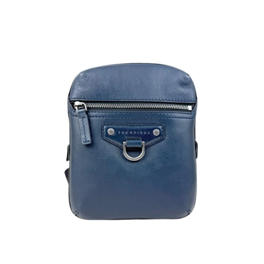 The Bridge Uomo Blu Borse, Taglia Unica, New,