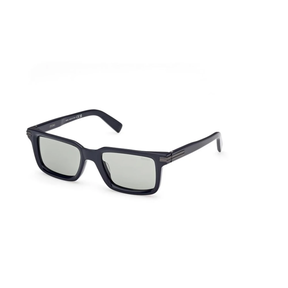 Zegna Blue Sunglasses, Male, 53 Mm, Premium Ez0249 90N Glasses