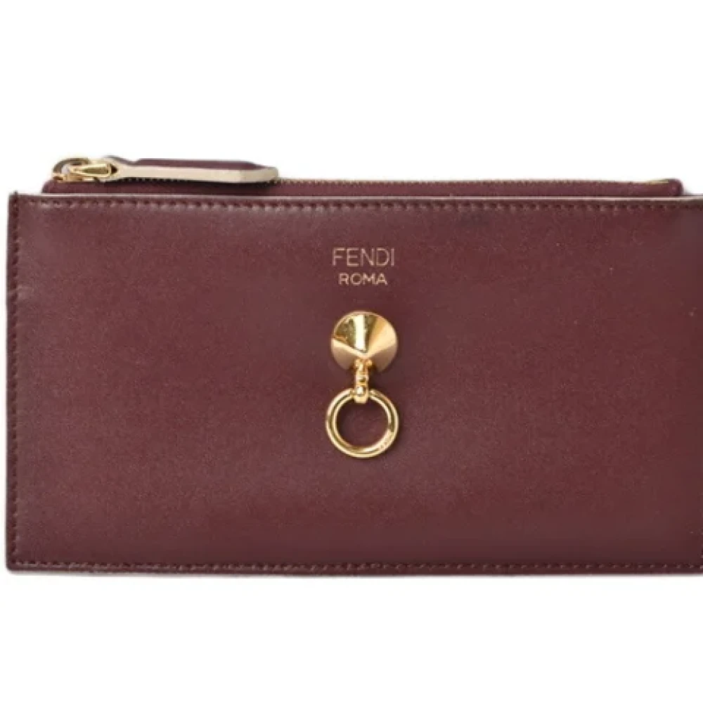 Fendi Vintage Pre-owned Leather wallets Brown Dames