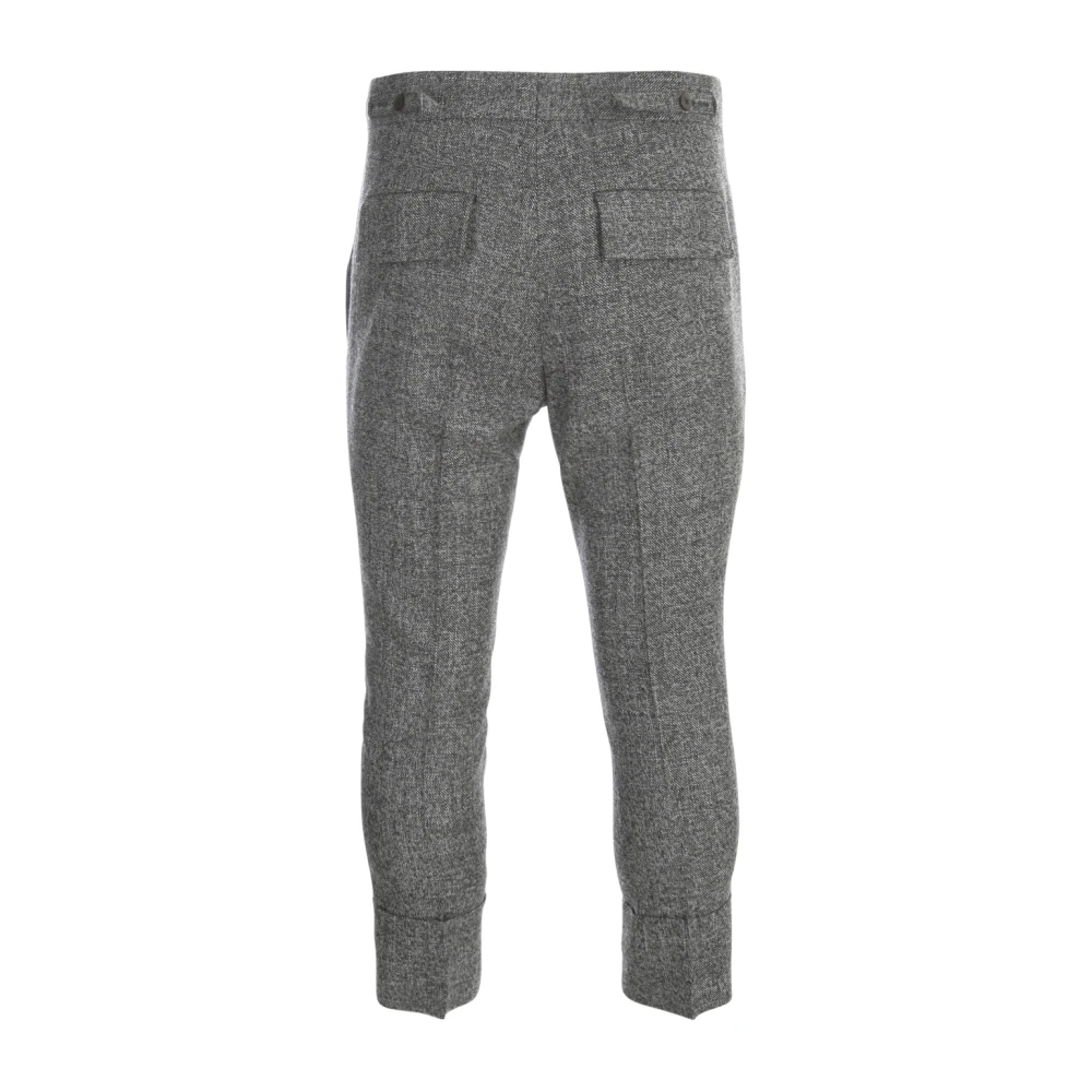 Sapio Cropped Trousers Gray Heren
