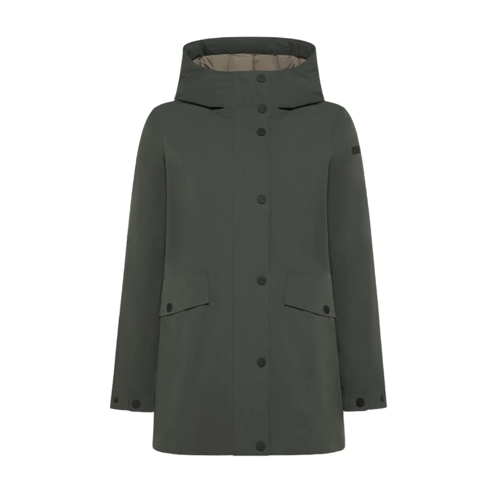 RRD Katoenen parka en gewatteerde jassen Green Dames