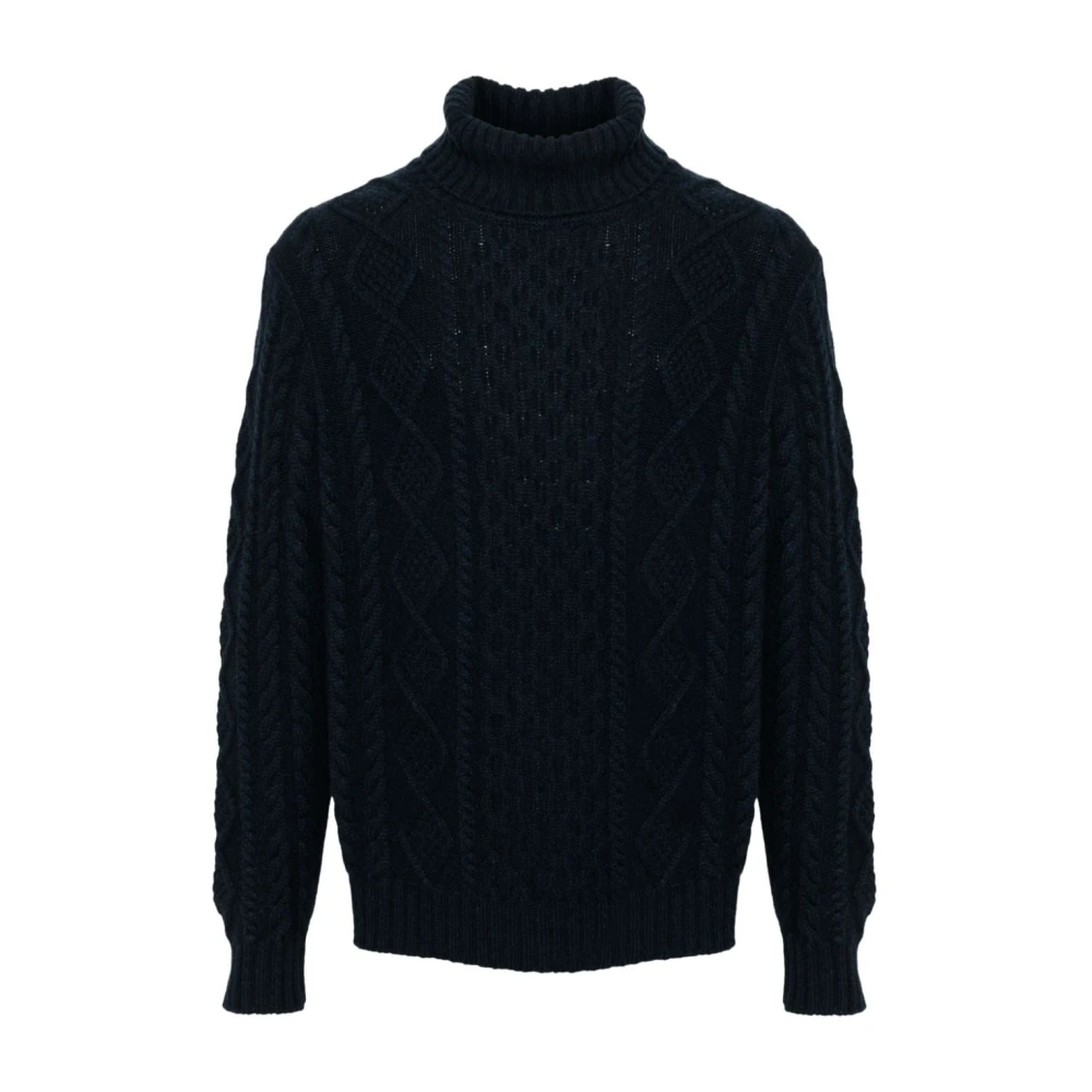 Kiton Blauwe Sweater Collectie Blue Heren