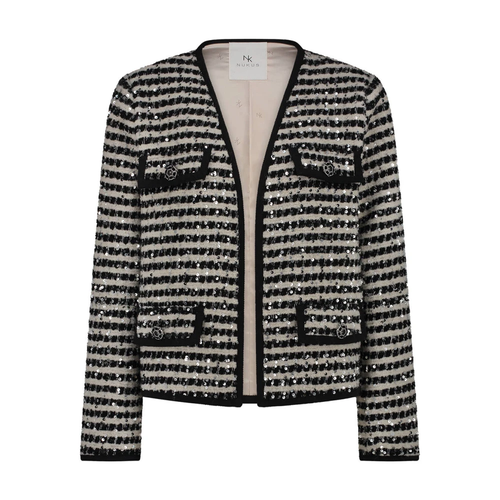 Nukus Leicester Blazer Jas Black Dames