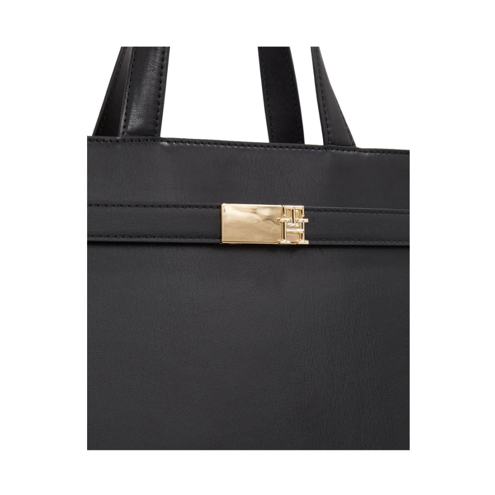 Tommy Hilfiger Zwarte Heritage Workbag Laptoptas Black Dames