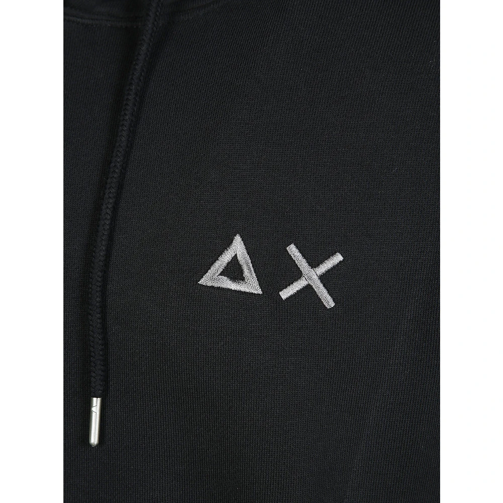 Sun68 Katoenen Hoodie Black Heren