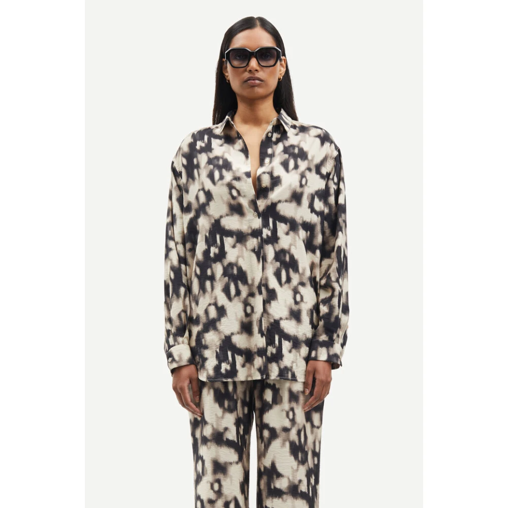 Samsøe Animal Print Blouse Alfrida Multicolor Dames