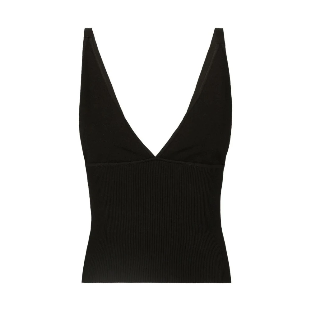 Dolce & Gabbana Zwarte Top voor Vrouwen Black Dames