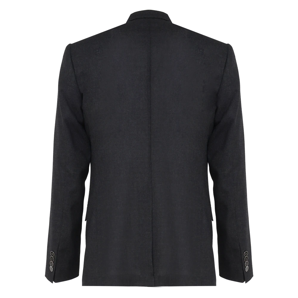 Dolce & Gabbana Wollen getailleerd double-breasted jasje Black Heren