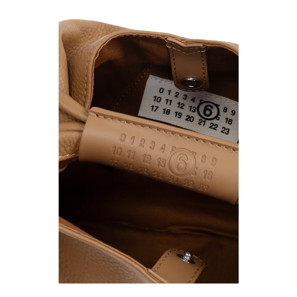 MM6 Maison Margiela Leren Handtas Brown Dames