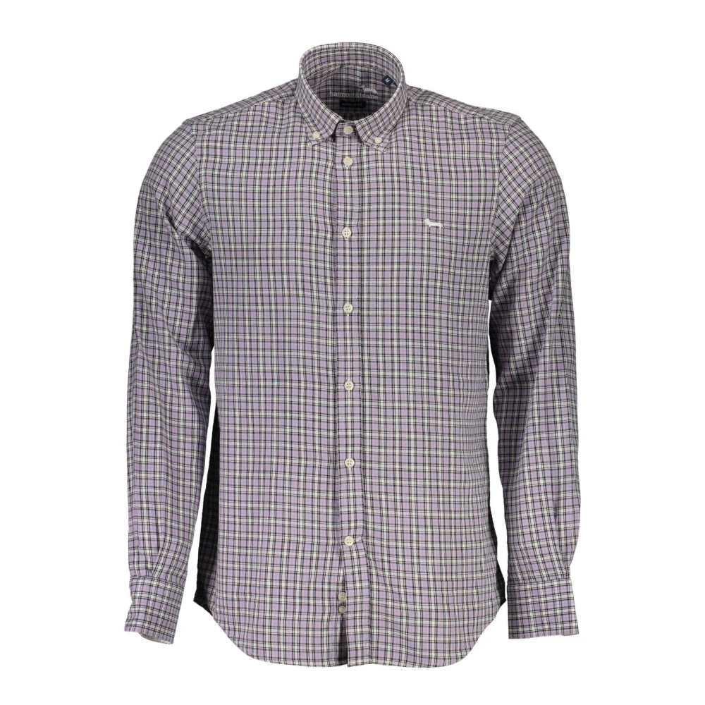Harmont & Blaine Multicolor Cotton Shirt With Button Down Collar And Contrasting Cuffs - Male - Casual Shirts - S - Shirts