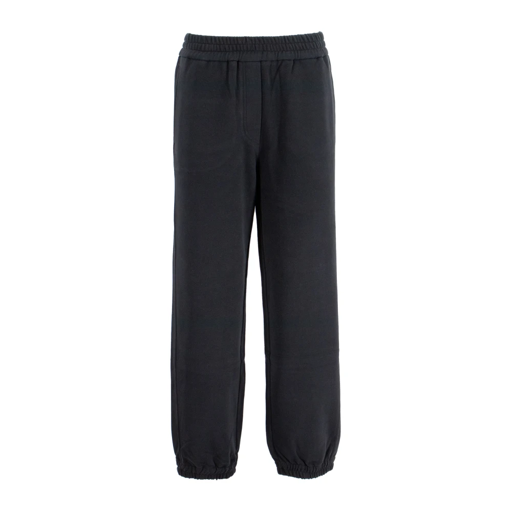 BRUNELLO CUCINELLI Sportieve Loose Fit Broek voor Dynamische Vrouwen Black Dames