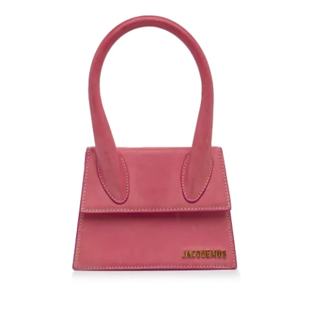 Jacquemus Pre-owned Leather shoulder-bags Pink Dames