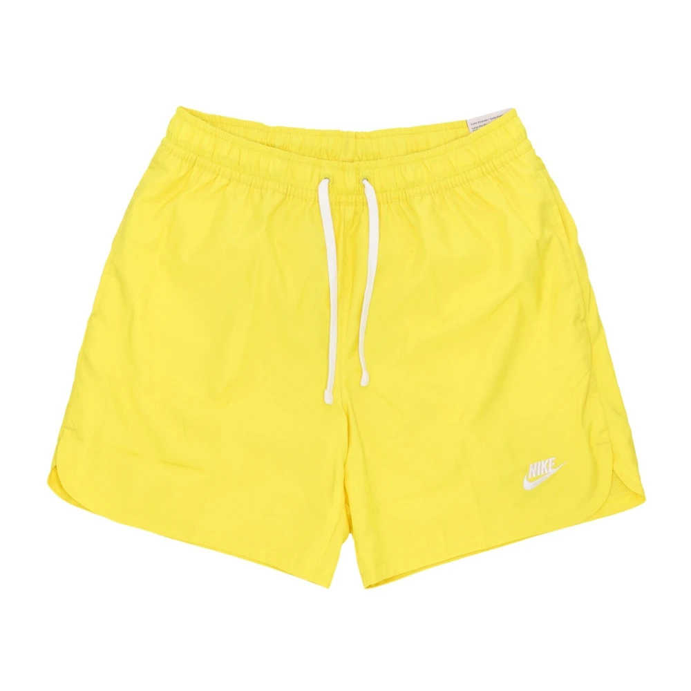 Nike Club Woven Lined Flow Shorts Yellow Heren