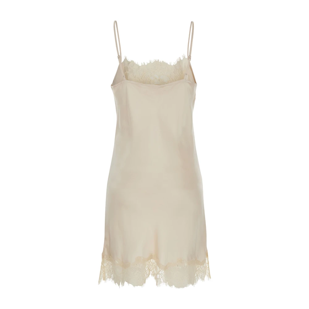Gold Hawk Beige Chantal Bias Korte Jurk Beige Dames