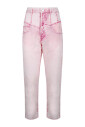 pink-denim-flared-patchwork-trousers