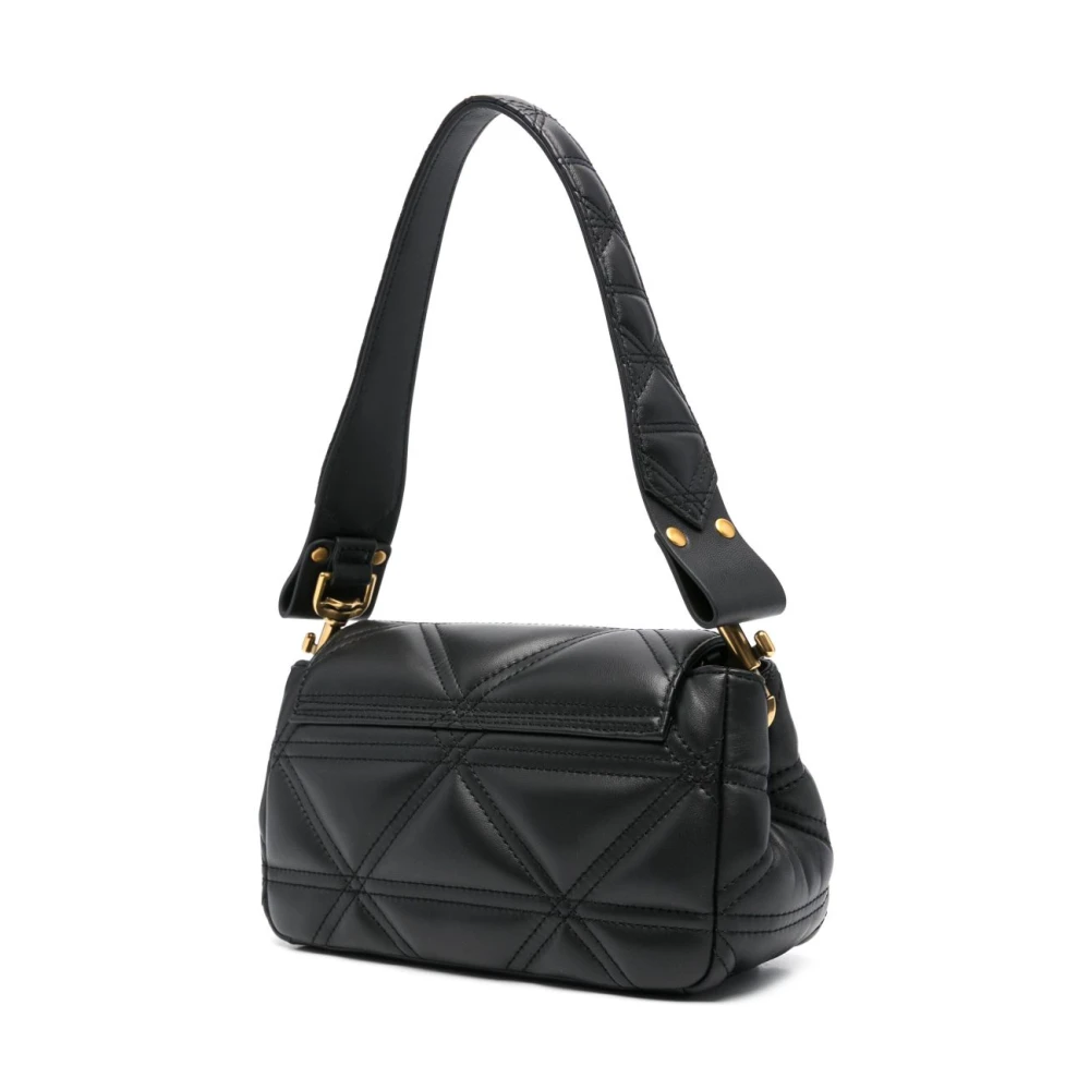 Vivienne Westwood Zwarte Foldover Top met Afneembare Bandjes Black Dames