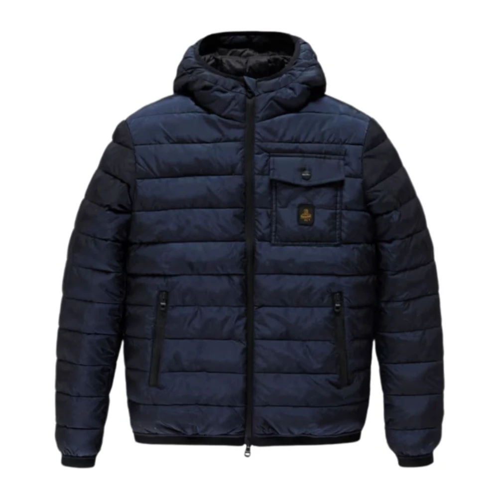 RefrigiWear Blauwe hoodie met zakken Blue Heren
