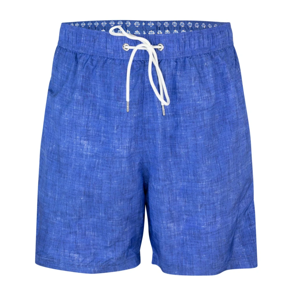 PAUL & SHARK Blauwe Zee Kleding Elastische Taille Polyester Blue Heren