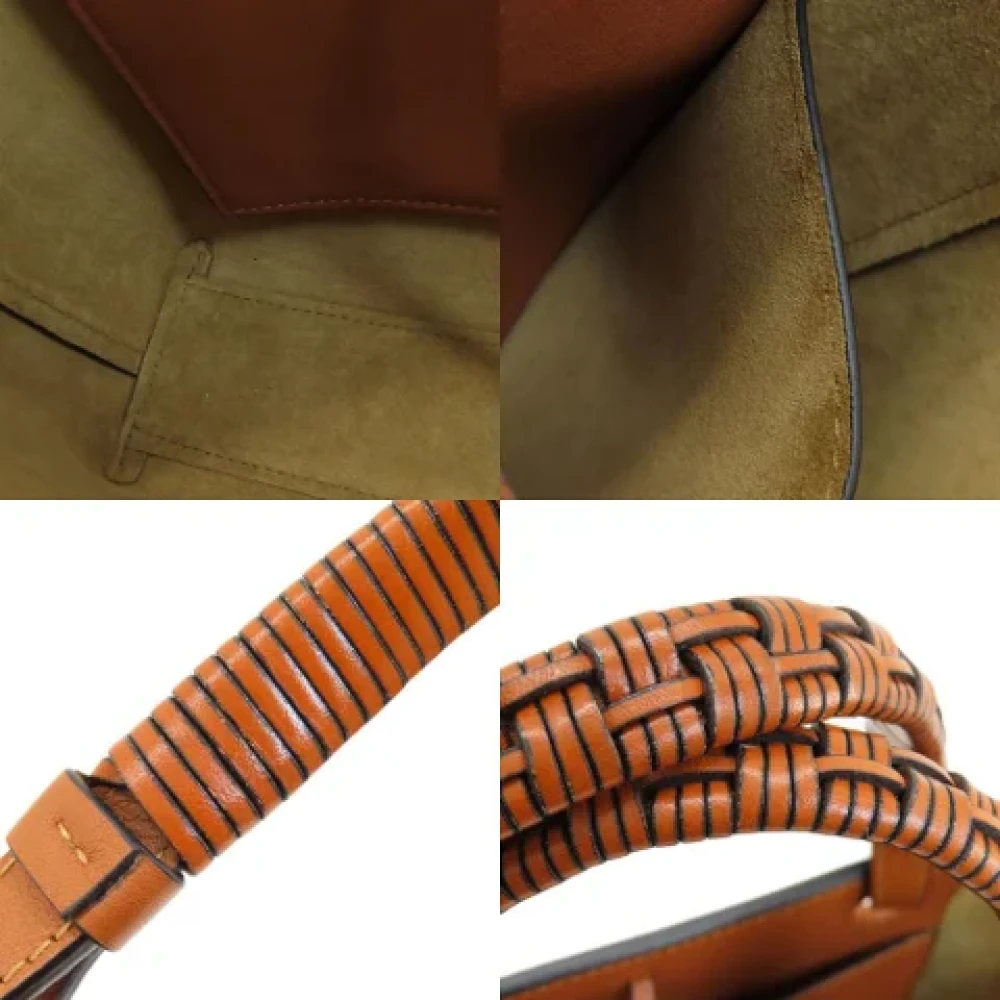 Loewe Pre-owned Leather totes Brown Dames